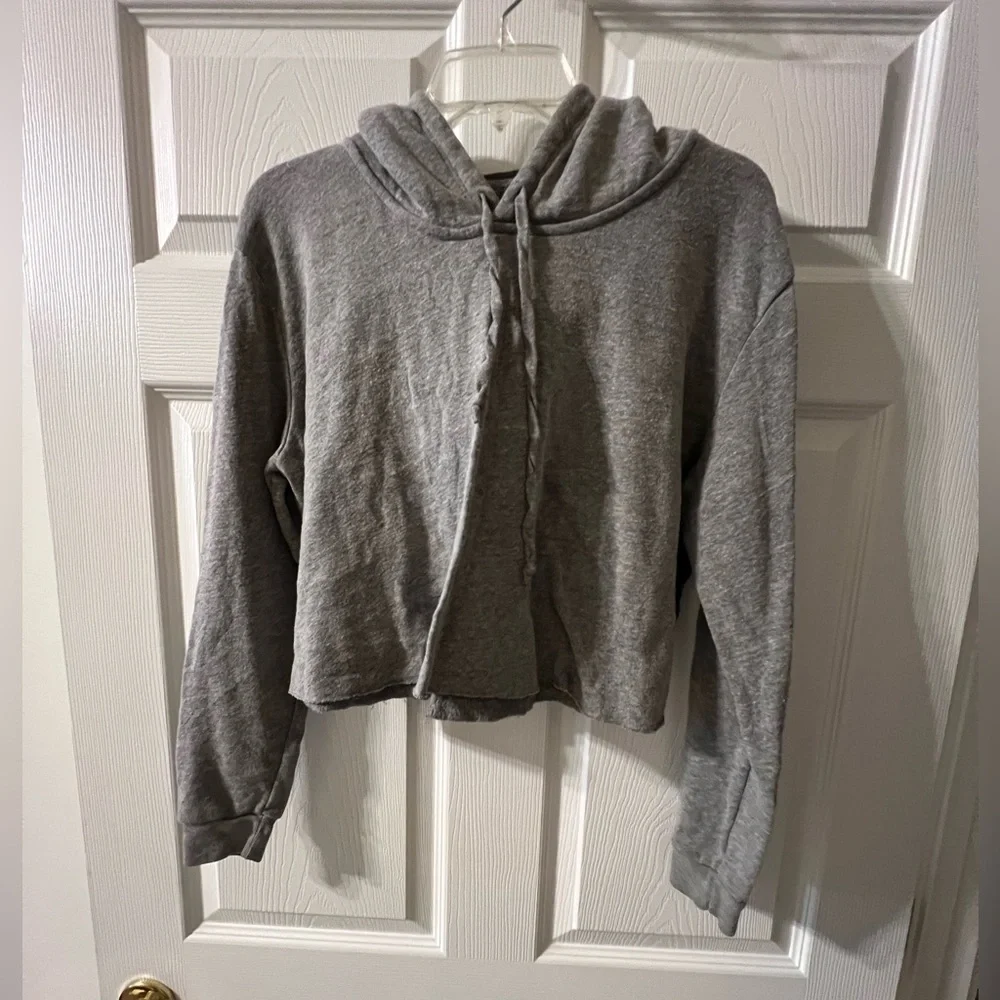 Brandy Melville cropped hoodie sweatshirt